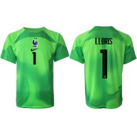 France Hugo Lloris #1 Goalkeeper Replica Away Shirt World Cup 2022 Short Sleeve